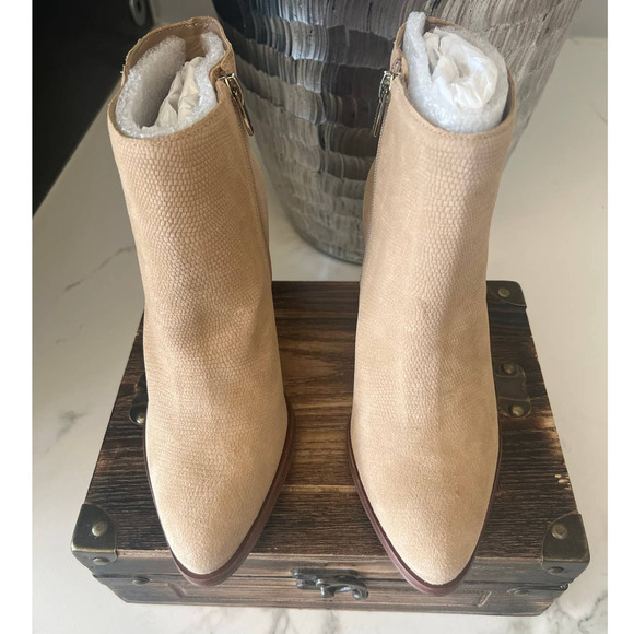 Vince Camuto Paitrilla Booties in Tan - Picture 2 of 9